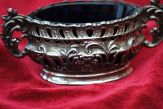 PAIR SOLID SILVER SALTS,  BIRMINGHAM 1911 SYDNEY & CO.  40GRMS WEIGHT 2