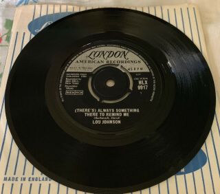 Lou Johnson Always Something There To Remind Me Uk7 " London Ex,  Northern Soul