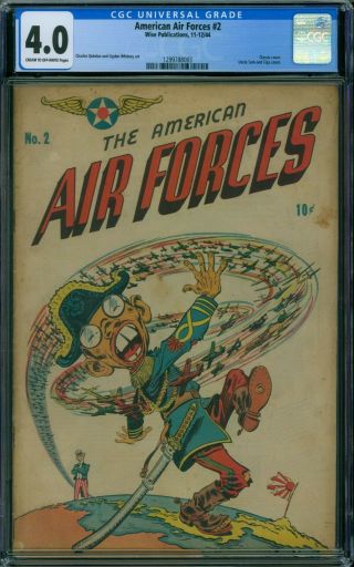 American Air Forces 2 Cgc 4.  0 - - Classic Cover