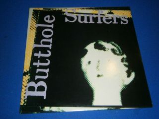 Butthole Surfers - Psychic,  Powerless.  Orig Uk Vinyl Lp (1985,  Fundamental) Ex