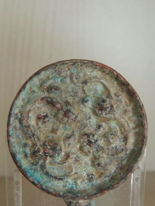 Antique Chinese bronze mirror,  Ming dynasty 7