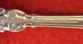 3 Sterling Silver Gorham Chantilly 5 O’Clock Spoons 4