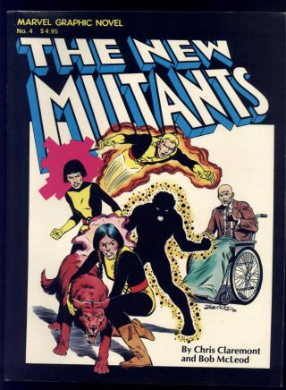 Marvel Graphic Novel 4 (1st Print) Fn,  Mcleod,  Claremont,  1st Mutants