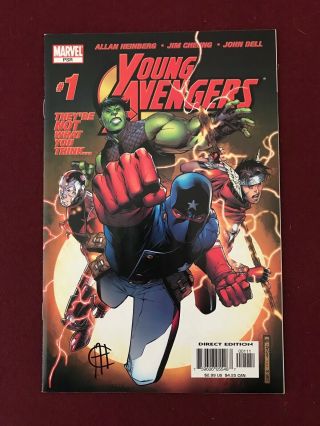 Marvel Young Avengers 1 Jim Cheung Signed 1st First App Kate Bishop Hawkeye