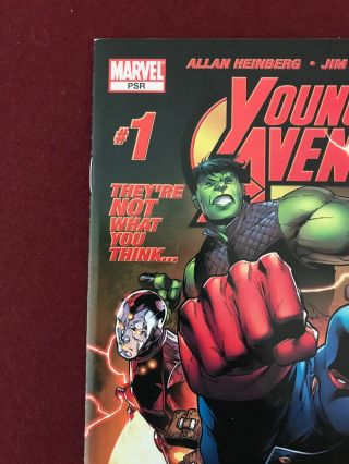 Marvel Young Avengers 1 Jim Cheung Signed 1st First App Kate Bishop Hawkeye 2