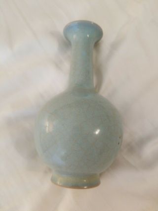 Chinese Antique Crackle Glaze Bottle Shape Vase
