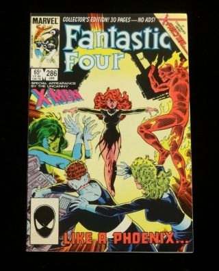 Signed Fantastic Four 286 - 1986 Marvel Comics John Byrne - Phoenix 2nd Xfactor
