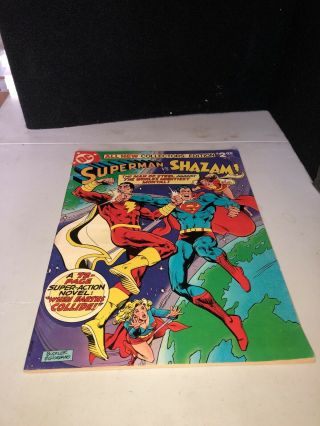 Dc Comics Collector’s Edition Superman Vs Shazam Treasury Vol.  7,  C - 58 C.  1978