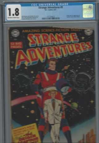 Strange Adventures 9 Cgc 1.  8 Dc Golden Age 1st Captain Comet