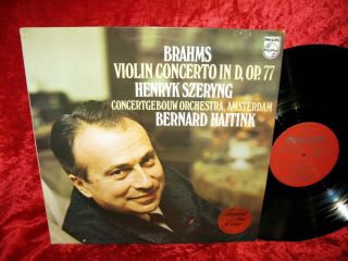 1974 Holl Nm Philips 6500 530 Stereo Brahms Violin Concerto In D Szeryng Haitink