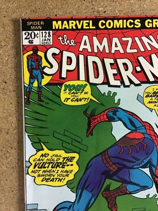 The Spider - Man 128 (vol 1 Jan 1974) The Vulture Conway & Andru 4