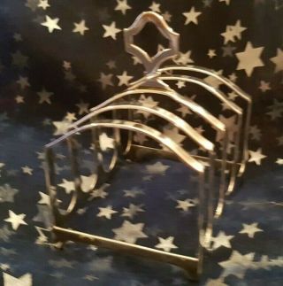 Fabulous Antique Solid Silver Toast Rack -