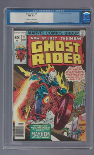 Ghost Rider 25 1977. ,  Marvel Comics.  9.  4 Cgc