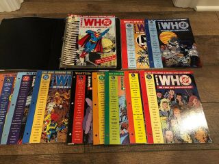 Who’s Who In The Dc Universe (1990) 1 - 16,  And Binder