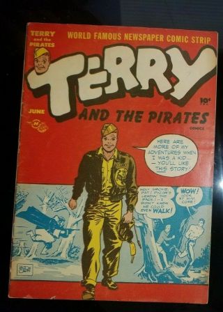 Terry And The Pirates 4 Comics - - June 1947 - Harvey Caniff