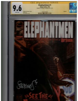 Elephantmen No.  1 Cgc 9.  6 Signature Series