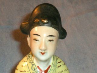 Antique Chinese Porcelain Scholar Figure/Figurine 10 1/4 