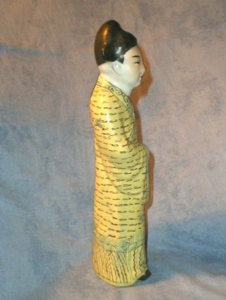 Antique Chinese Porcelain Scholar Figure/Figurine 10 1/4 
