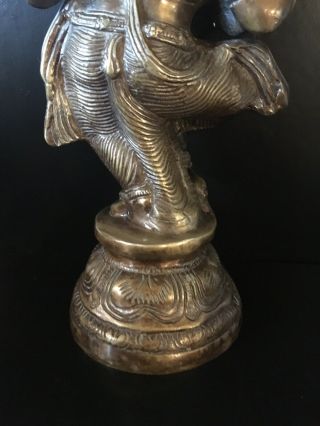 Brass Bronze HINDU GOD GANESHA 14” 4