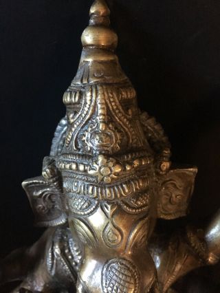 Brass Bronze HINDU GOD GANESHA 14” 5