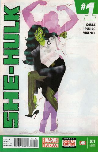 She Hulk 1 Rare 3rd Printing Variant 2014