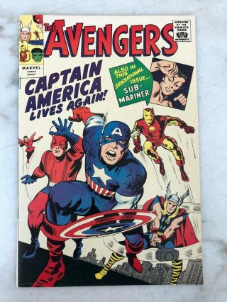Avengers 4 [1960s] Golden Record Reprint -