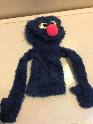 Collectible Vintage Sesame Street Character Grover Puppet 1980’s