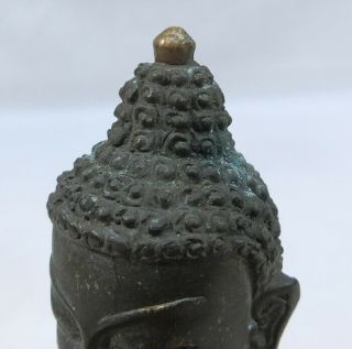 F657: Chinese or Tibetan Buddhist statue of copper ware with appropriate work. 3