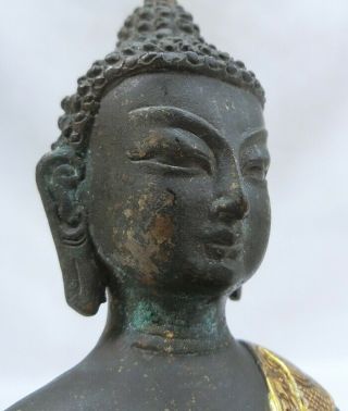 F657: Chinese or Tibetan Buddhist statue of copper ware with appropriate work. 5