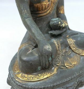 F657: Chinese or Tibetan Buddhist statue of copper ware with appropriate work. 8
