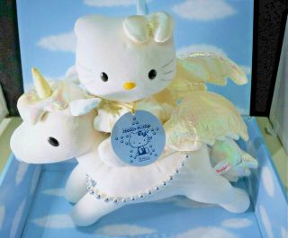 Hello Kitty 25th Anniversary Unicorn Plush Rare Adorable