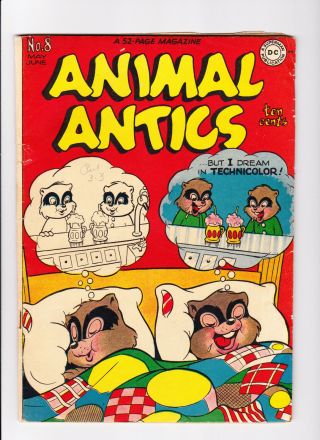 Animal Antics No.  8 :: 1947 :: :: Ice Cream Cover ::