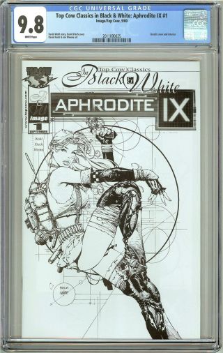 Aphrodite Ix 1 Top Cow Classics In B&w Cgc 9.  8 White Pages 2011090025