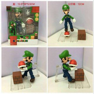 S.  H.  Figuarts Nintendo Mario Luigi Mario Action Figures