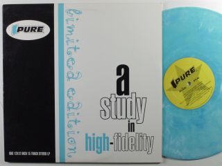 Pure: A Study In High - Fidelity Various Artists Pure Lp Nm France Blue Vinyl