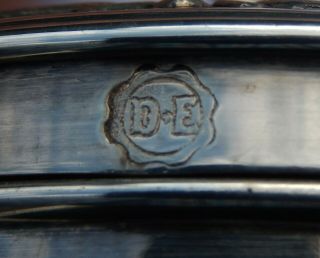 Fine Antique Dutch Silver Plated Tea Caddy; Herman Hooijkaas for Douwe Egberts 8