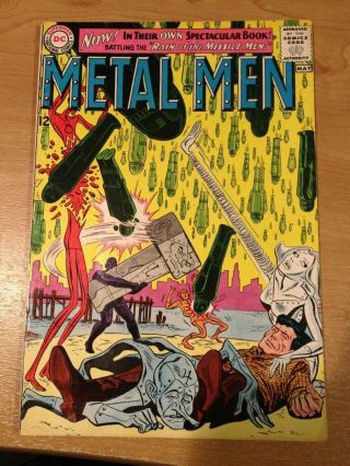 Metal Men 1963 Dc Comic Book 1 (4.  5) Vg,  1st Missile Men Silver Age Comb Ship