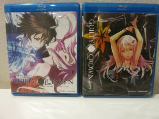 Guilty Crown Part 1 & 2 Blu - Ray/dvd Combo Pack