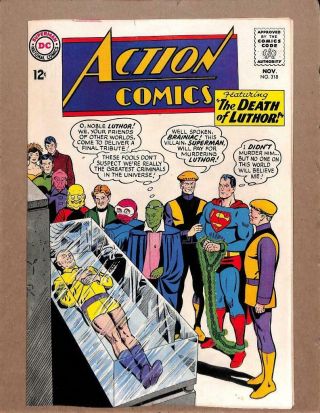 Action Comics 318 - - Superman Justice League Of America Dc Comics