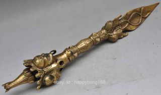 Old Sword Weapon Buddhism Taoism Chinese Unique Brass Multiplier