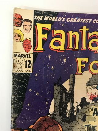 The Fantastic Four 45 Marvel Comics 1965 Jack Kirby GD 1st Inhumans App. 2