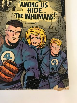 The Fantastic Four 45 Marvel Comics 1965 Jack Kirby GD 1st Inhumans App. 5
