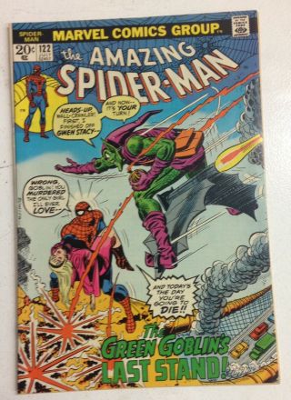 Spider - Man 122 Death Of Green Goblin