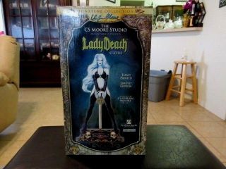 Lady Death Statue 2008 Signed By Clayburn Moore Chaos Comics Low 42/1200