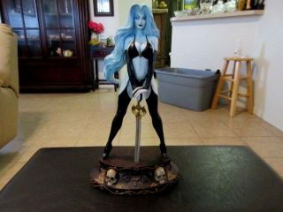 Lady Death Statue 2008 SIGNED BY Clayburn Moore Chaos Comics LOW 42/1200 3