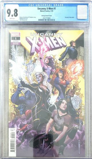 Uncanny X - Men 1 Jim Cheung Variant Cover Cgc 9.  8