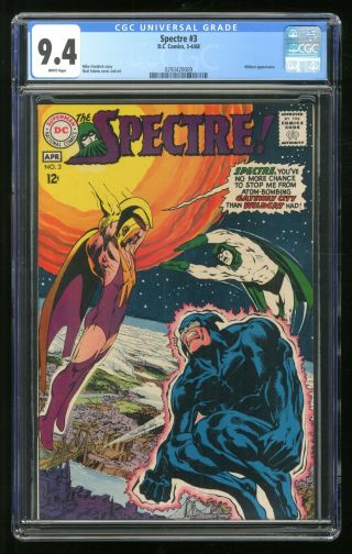 Spectre (1st Series) 3 1968 Cgc 9.  4 0293420009