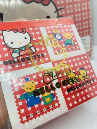 Vintage Hello Kitty Sanrio Stationery Set And Pad 1990 3