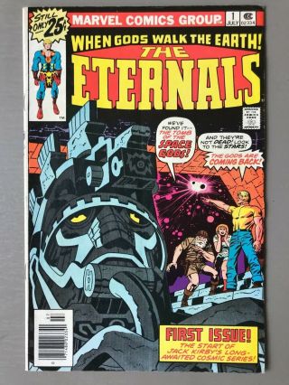 The Eternals 1 F/vf Marvel Comics Jack Kirby Movie Coming Mcu