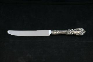 Reed & Barton Burgundy Sterling Silver Handle Dinner Knife - French - 9 5/8 "